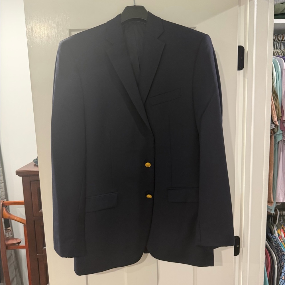 Lauren Ralph Lauren Navy Blazer with Gold Buttons